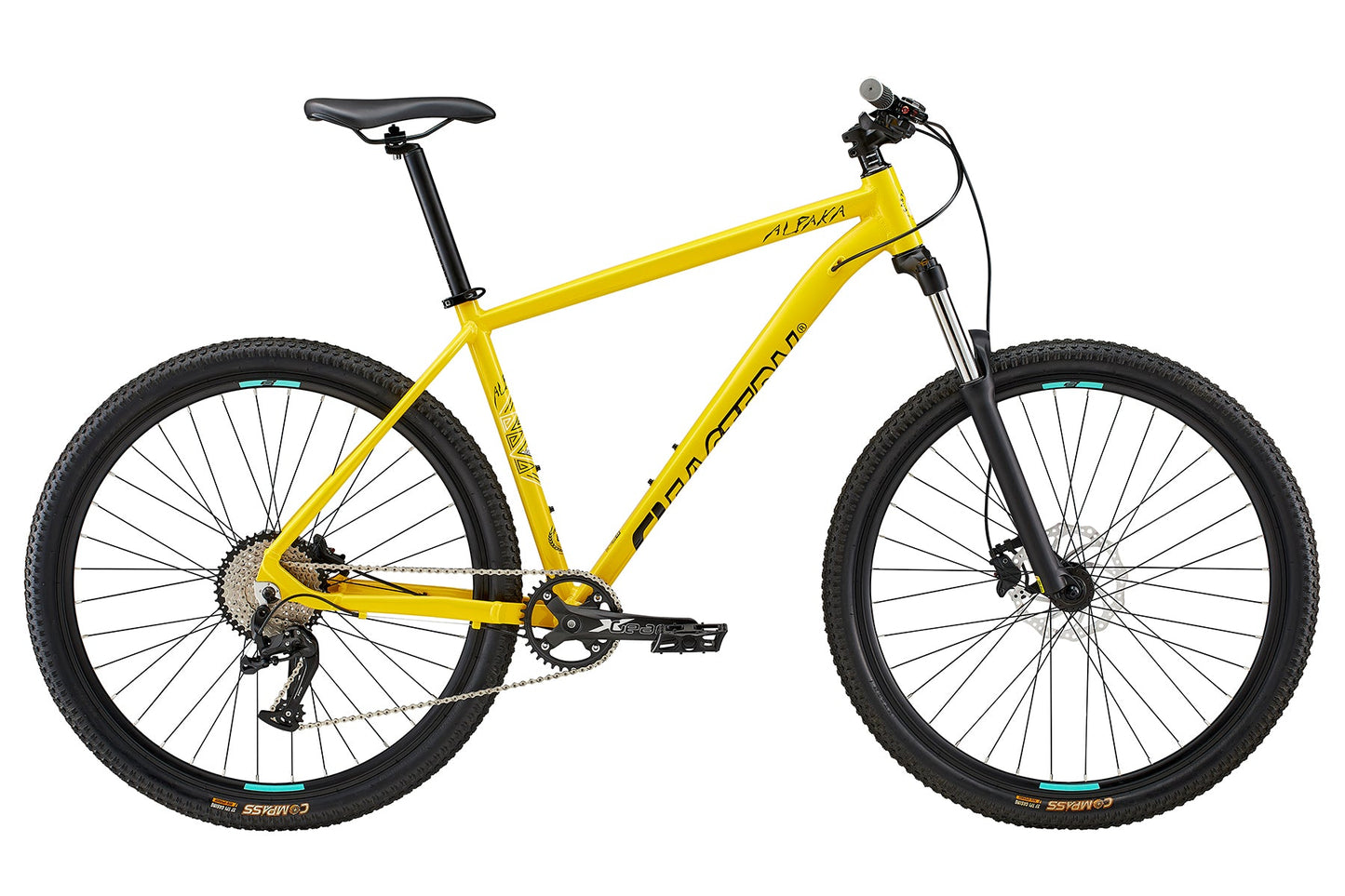 Eastern Alpaka 29 MTB Hardtail Bike - Yellow Yellow Small