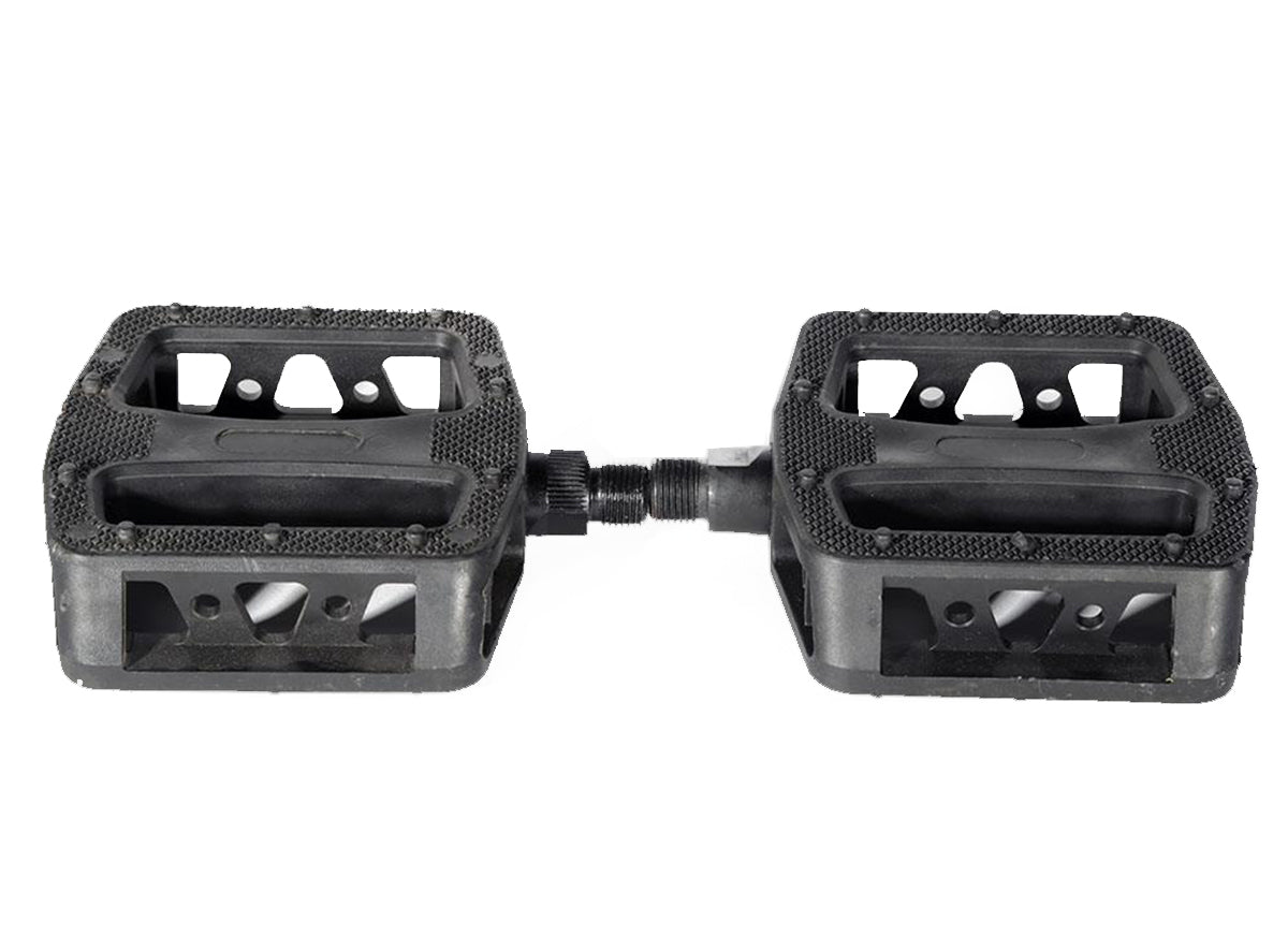 Eastern Atom Series Plastic BMX Pedals - 9/16" - Black Black