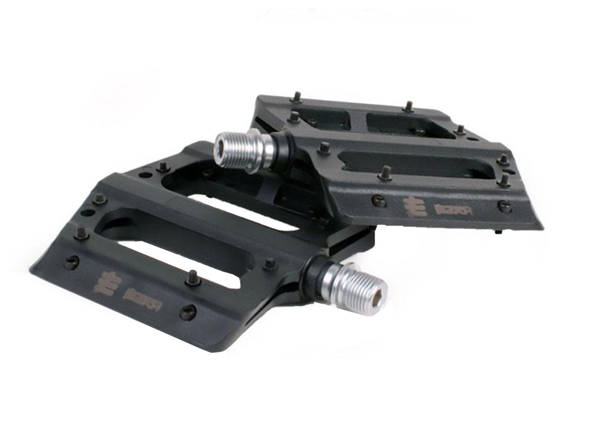 Eastern EZRA Flats Plus BMX Pedals - Black Black