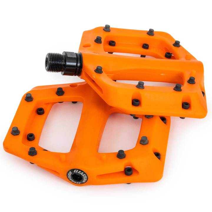 Eastern Linx MTB Flat Pedals - Orange Orange