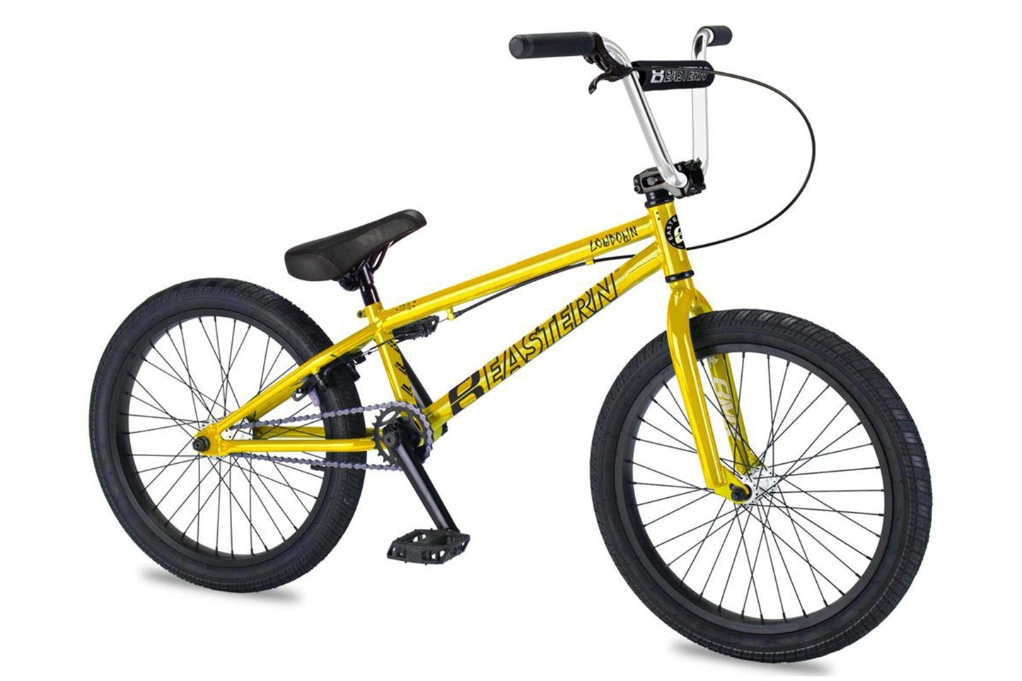Eastern Lowdown 20" BMX - Yellow-Chrome Yellow - Chrome 20"