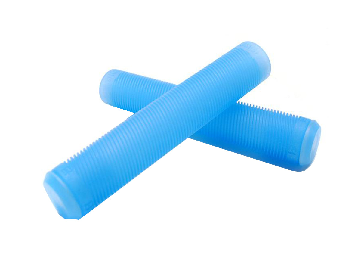 Eastern Riblet Flangeless BMX Grips - Trans Blue Trans Blue