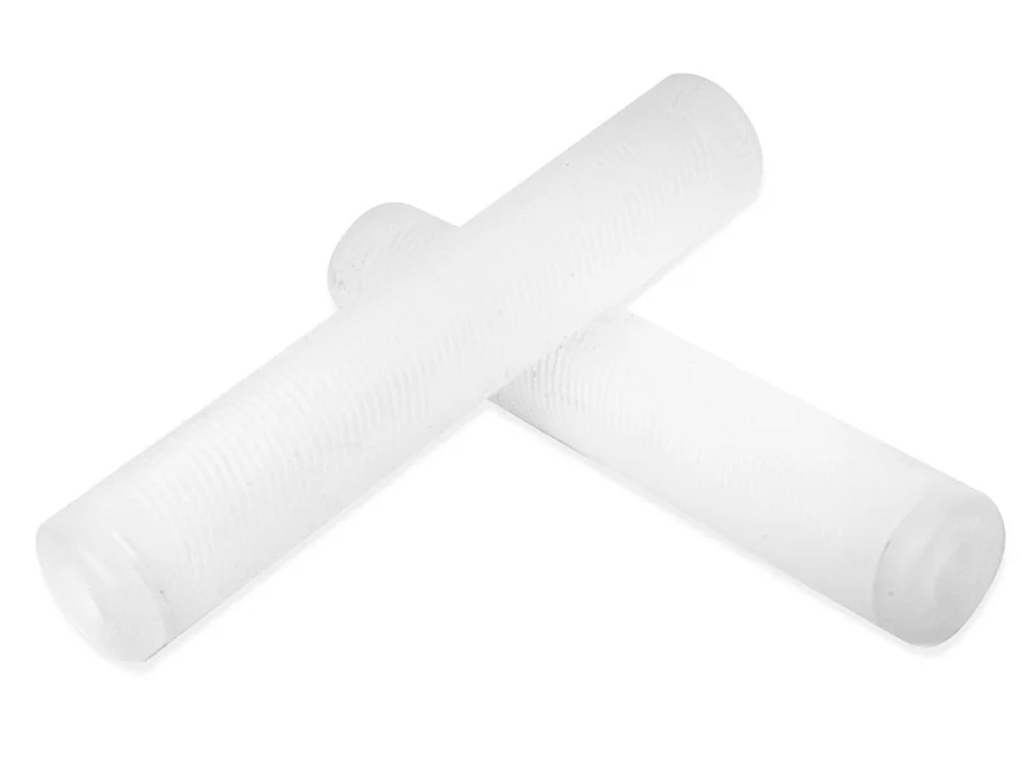 Eastern Riblet Flangeless BMX Grips - Clear