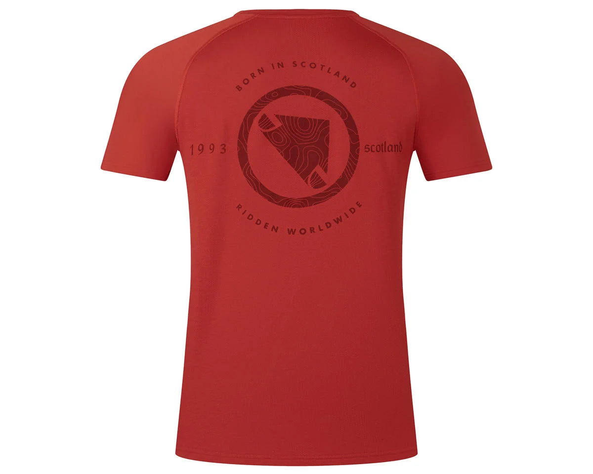Endura Loop Short Sleeve Tech Tee - Brick