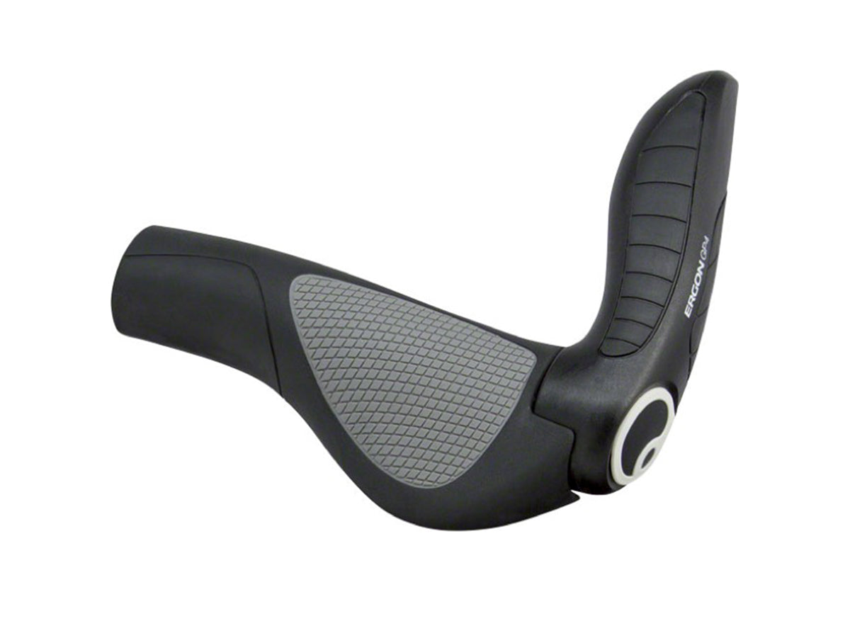 Ergon GP4 Lock-On Grips - Black-Gray Black - Gray Large