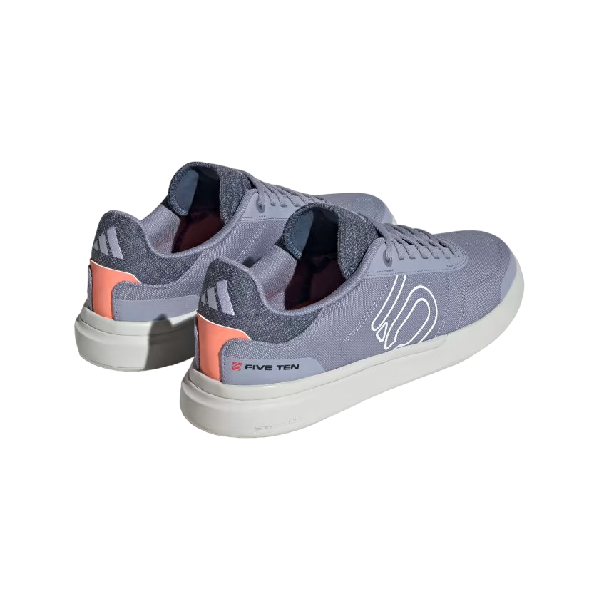 Five Ten Sleuth DLX Canvas Flat Pedal Shoe - Womens - Silver Violet-White-Coral Fusion