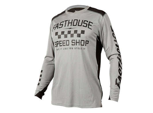 Fasthouse Alloy Roam Long Sleeve MTB Jersey - Heather Gray Heather Gray X-Large