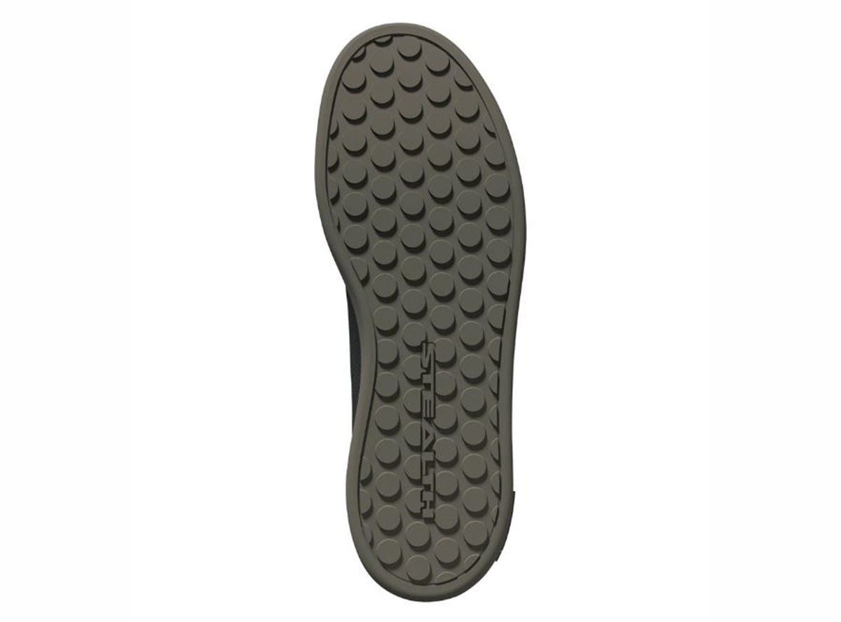 Five Ten Sleuth DLX Canvas Flat Pedal Shoe - Gray Six-Core Black-Olive Strata