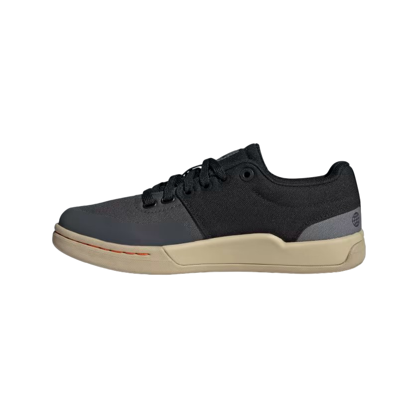 Five Ten Freerider Pro Canvas Flat Pedal Shoe - Womens - Gray Six-Gray Four-Impact Orange