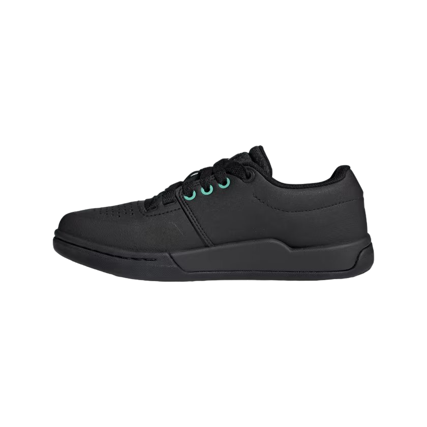 Five Ten Freerider Pro Flat Pedal Shoe - Womens - Core Black-Crystal White-Acid Mint