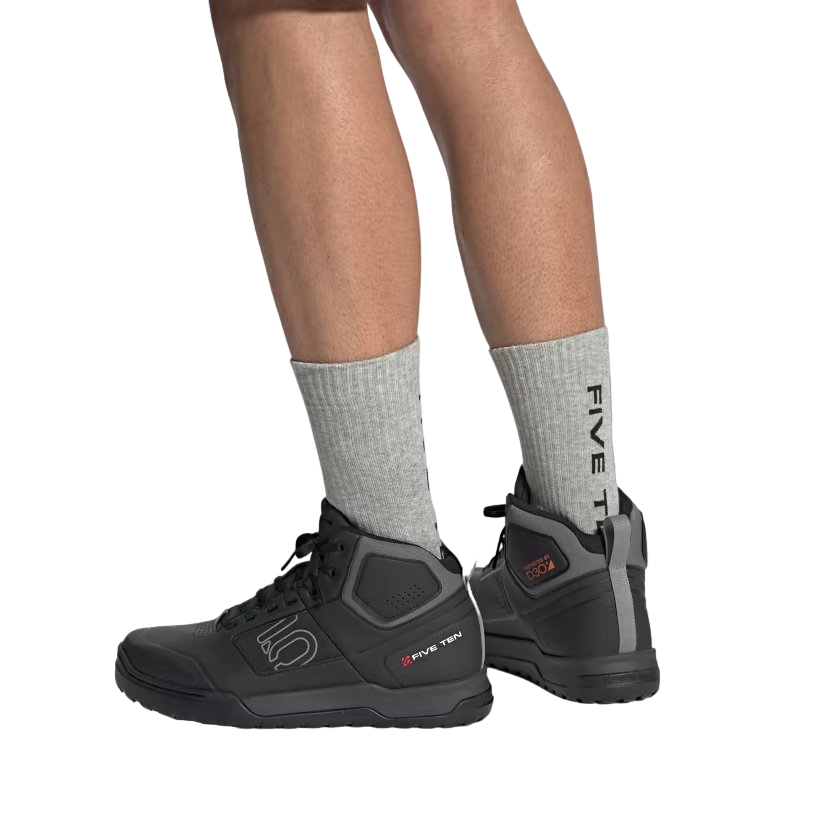 Five Ten Impact Pro Mid Flat Pedal Shoe - Core Black-Gray Three-Gray Six