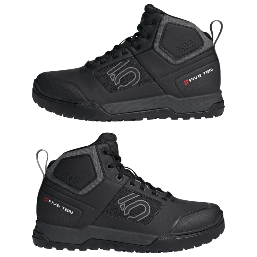 Five Ten Impact Pro Mid Flat Pedal Shoe - Core Black-Gray Three-Gray Six