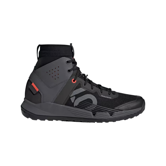 Five Ten Trailcross Mid Pro MTB Shoe - Black-Gray Two-Solar Red