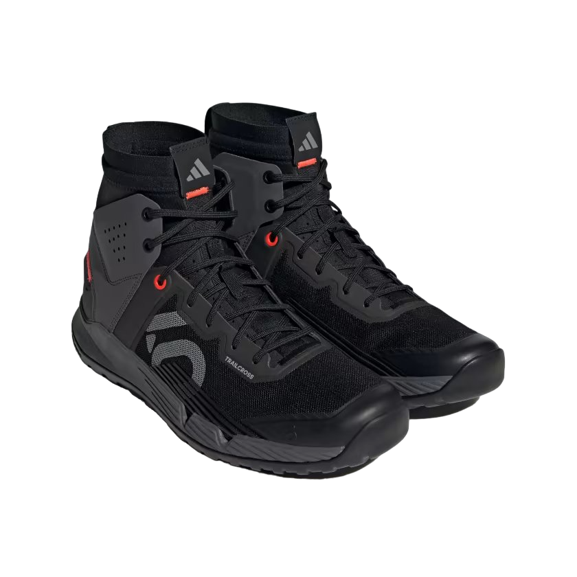 Five Ten Trailcross Mid Pro MTB Shoe - Black-Gray Two-Solar Red