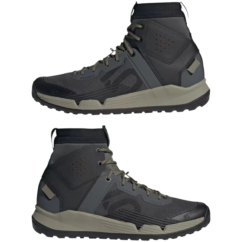 Five Ten Trailcross Mid Pro MTB Shoe - Gray Six-Core Black-Olive Strata