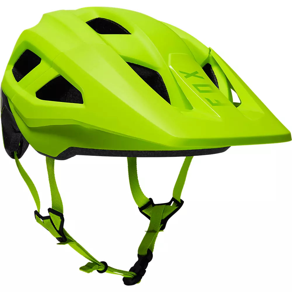 bike rqce yellow helmet Fox Racing Mainframe MTB Helmet - Youth