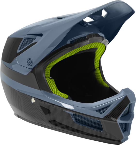 Fox Racing Rampage Comp Graphic 2 Full Face Helmet - Dusty Blue - 2022 Dusty Blue Small