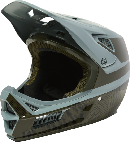 Fox Racing Rampage Comp Graphic 2 Full Face Helmet - Eucalyptus - 2022 Eucalyptus Small