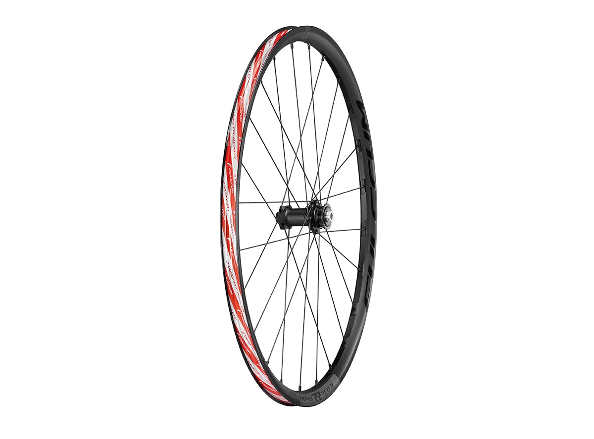 Fulcrum Rapid Red 3 700c DB Wheel - Front Black 12/15x100mm - Centerlock
