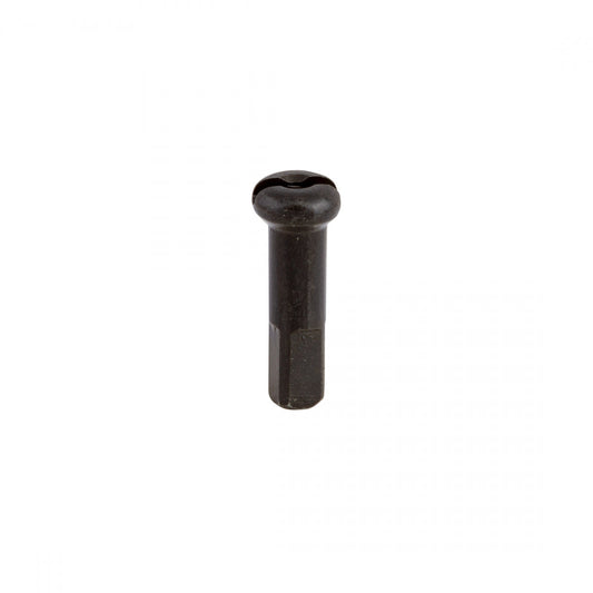 DT Swiss 14 Gauge Brass Nipples - 16mm - Black Black - Each