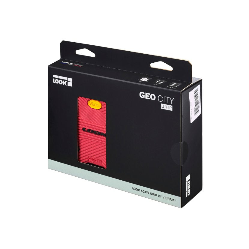 Look Geo City Grip Flat Pedals - Red