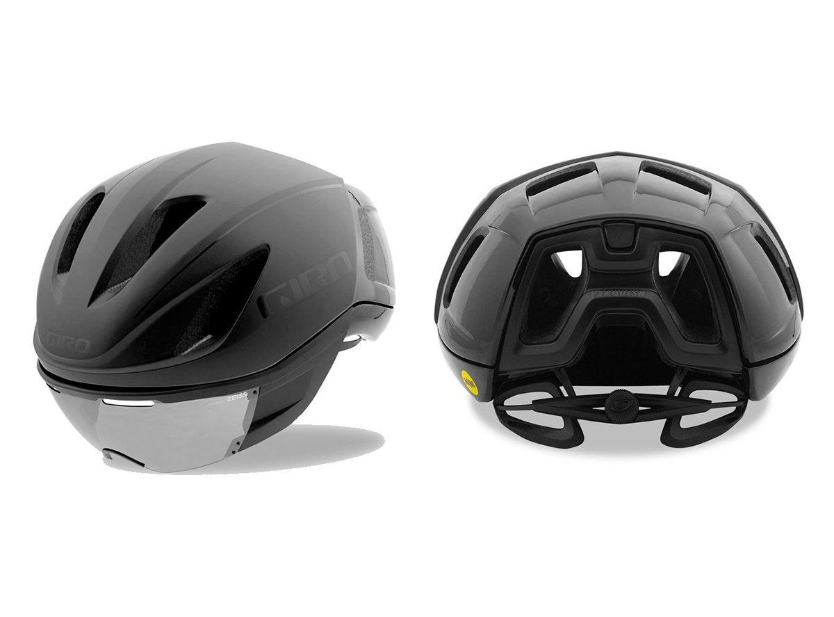 Giro Vanquish MIPS Road Helmet - Matt-Gloss Black Matt - Gloss Black Small