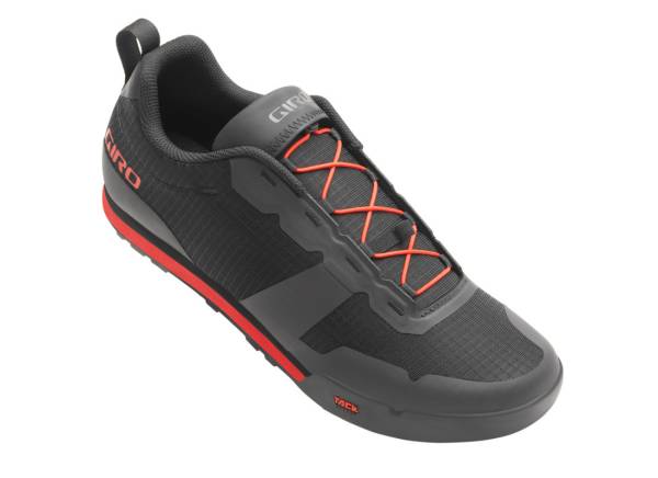 Giro Tracker Fastlace MTB Shoe - Black-Bright Red - 2022 Black - Bright Red EU 39