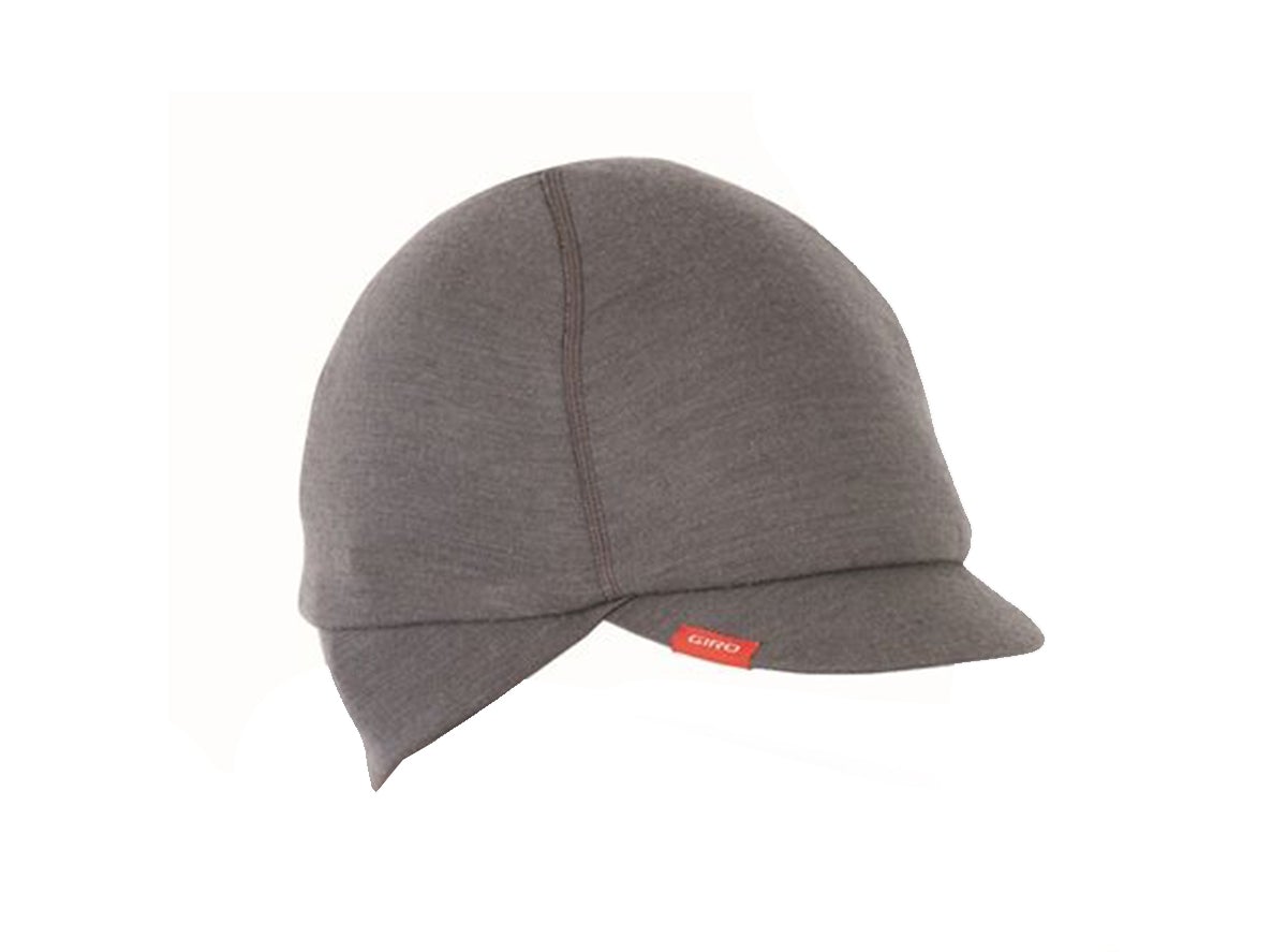 Giro Merino Wool Ear Flaps Under Helmet Cycling Cap - Charcoal Charcoal Large/X-Large - 57-63cms