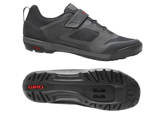 Giro Ventana Fastlace MTB Shoe - Black-Dark Shadow Black - Dark Shadow EU 39