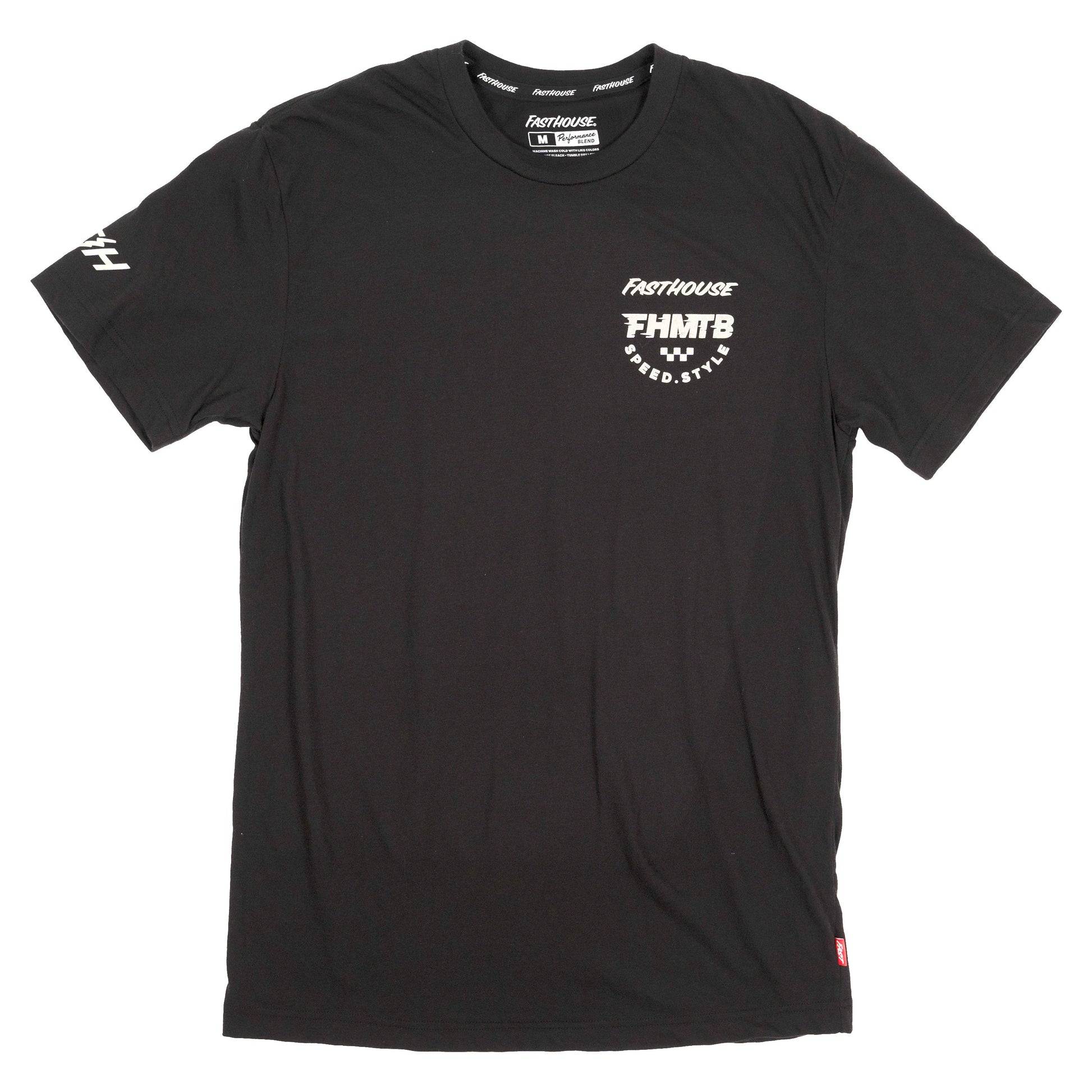 Fasthouse Hierarchy Short Sleeve Tech Tee - Black - 2022 Black Small