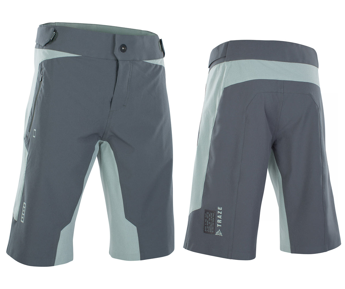 ION Traze Vent MTB Short - Thunder Gray - 2021 Thunder Gray Small