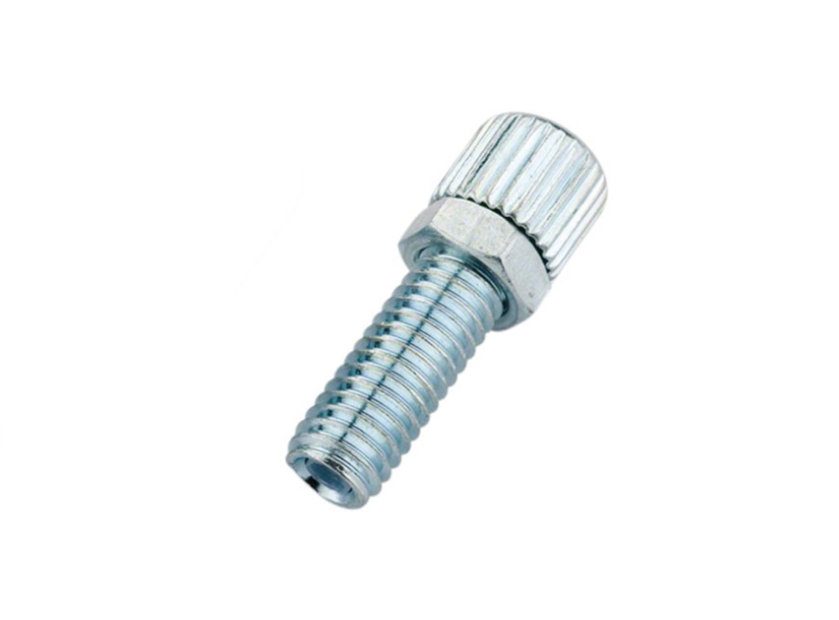 Jagwire M6 Alloy Adjusting Barrels - Silver Silver Bag of 25