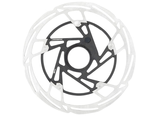 Jagwire Pro LR2-E Ebike Center Lock Disc Brake Rotor with Magnet Silver - Black 203mm