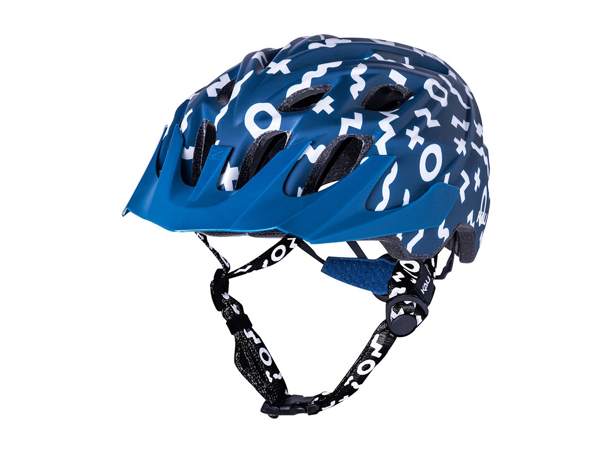 Kali Protectives Chakra MTB Helmet - Youth Plus - Zwiggles Matte Teal-White Zwiggles Matte Teal - White One Size
