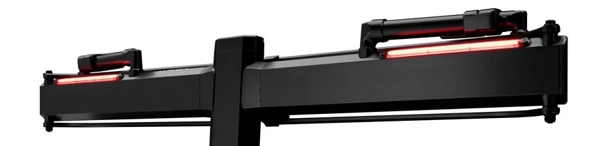 Kuat Piston Pro X Add On LED Dual Ratchet Platform Rack with Kashima - 1 Bike - Galaxy Gray Galaxy Gray