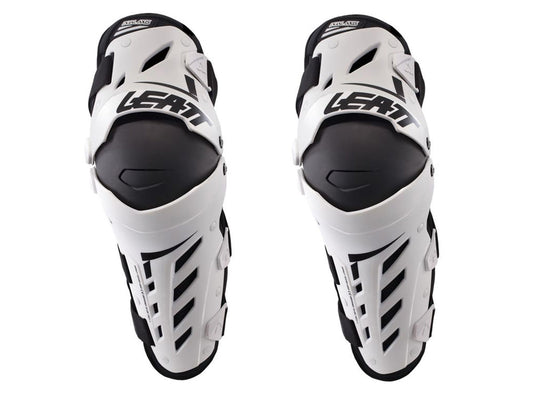 Leatt Dual Axis Knee & Shin Guard - White - 2022 White Small/Medium