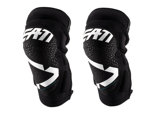 Leatt 3DF 5.0 Zip Knee Guard - White-Black White - Black Small/Medium