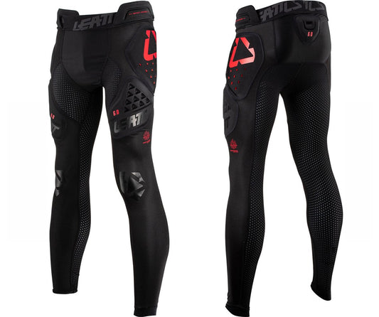 Leatt 3DF 6.0 Impact Pants - Black-Red Black - Red Small
