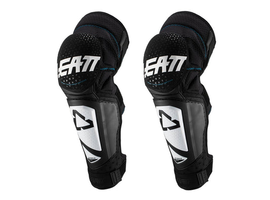 Leatt 3DF Hybrid EXT Knee & Shin Guard - White-Black White - Black 2X-Large