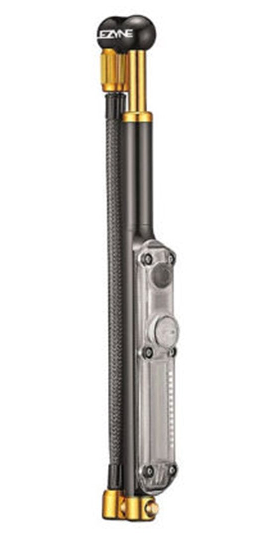 Lezyne Shock Drive - Digital 350psi Shock Pump - Black Black Schrader