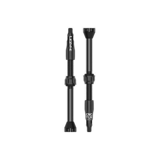 Lezyne CNC TLR Tubeless Valve - 60mm - Pair Black