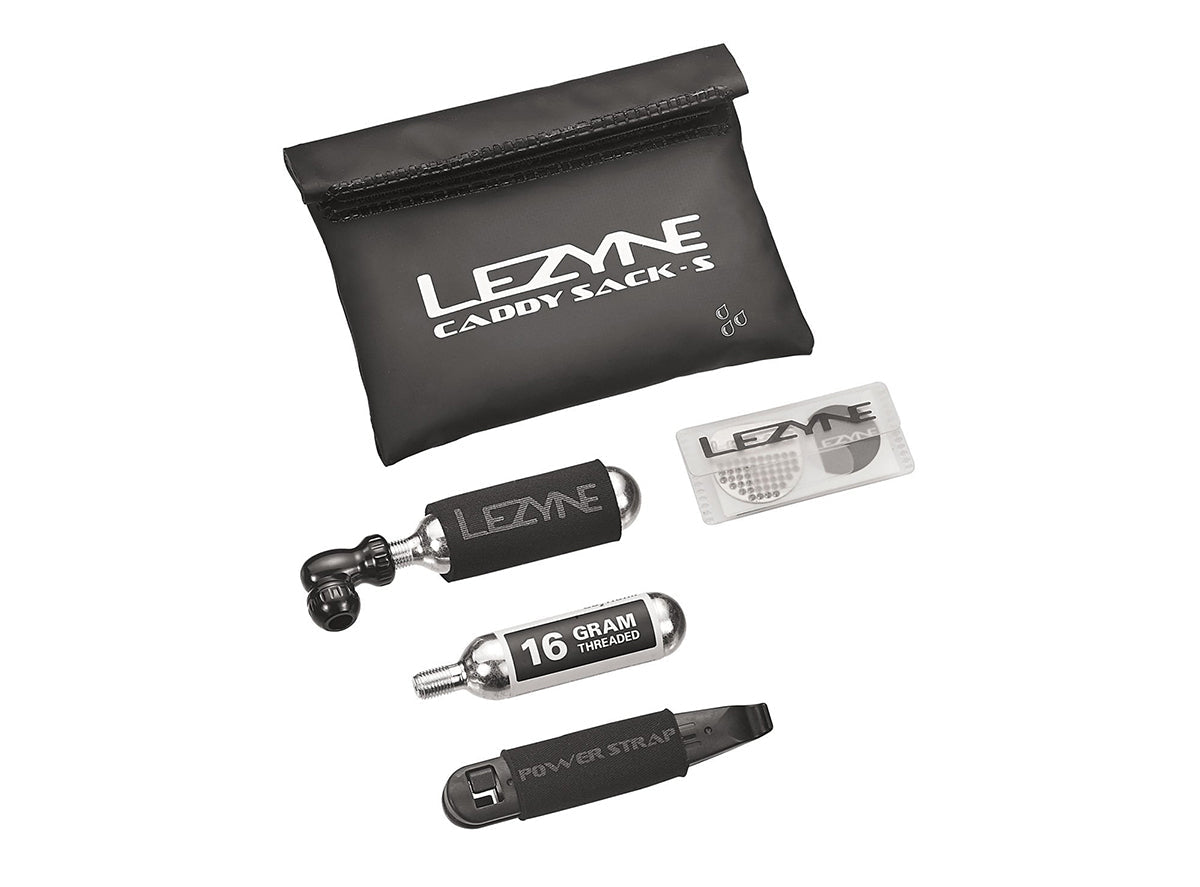 Lezyne Caddy Kit - Inc Caddysack CO2 Black