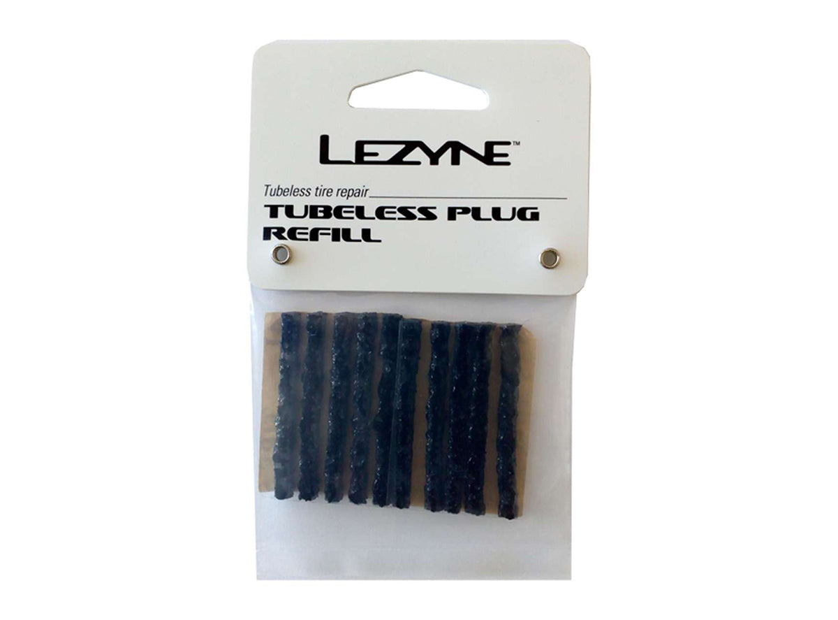 Lezyne Tubeless Plug Refill-10 Pack Black 10 Pack