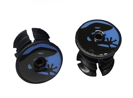 Lizard Skins DSP Bar Tape Plugs - Cobalt Blue Cobalt Blue