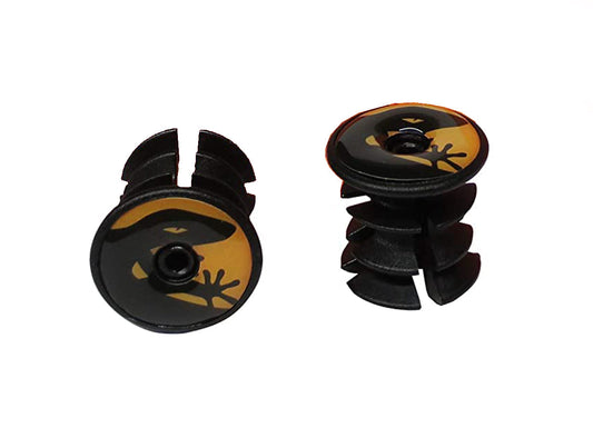 Lizard Skins DSP Bar Tape Plugs - Tangerine Orange Tangerine Orange