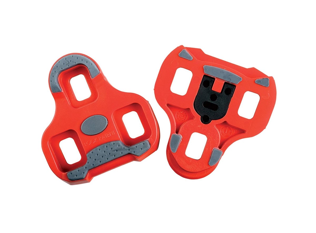 Look Keo Grip Cleats - Red Red 9 degrees