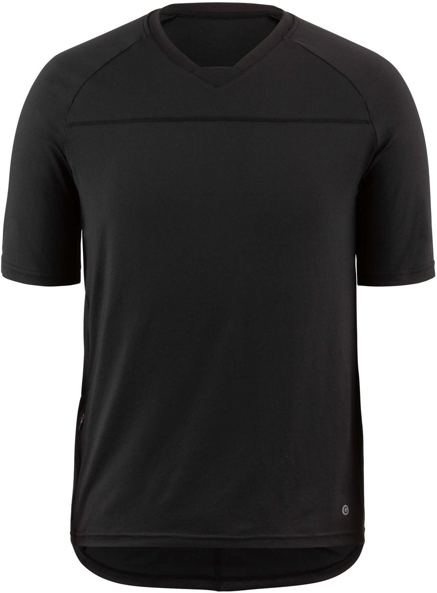 Louis Garneau HTO 3 Short Sleeve MTB Jersey - Black - 2022 Black Small