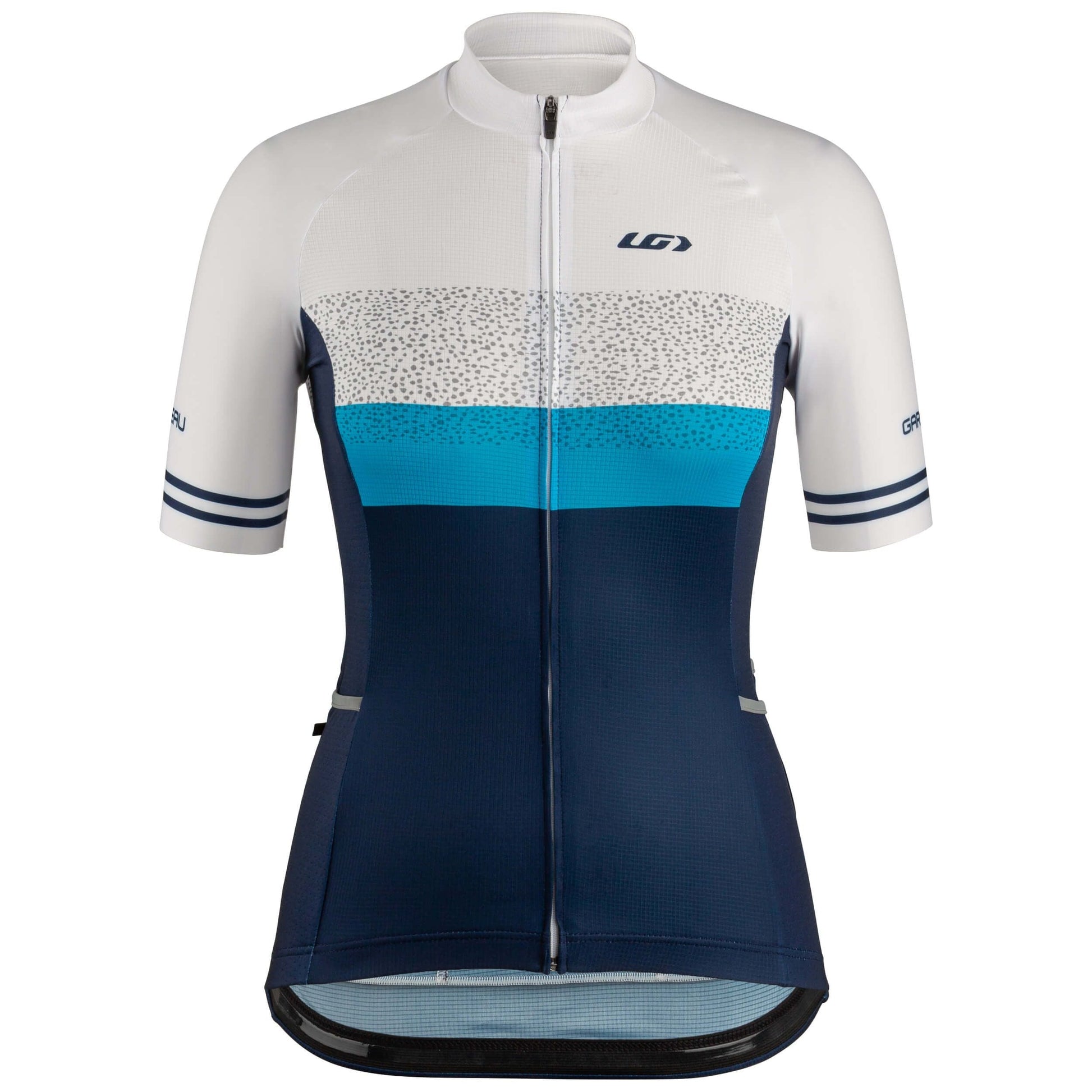 Louis Garneau Premium Short Sleeve Jersey - Womens - Blue Hawaii Line - 2022 Blue Hawaii Line X-Small