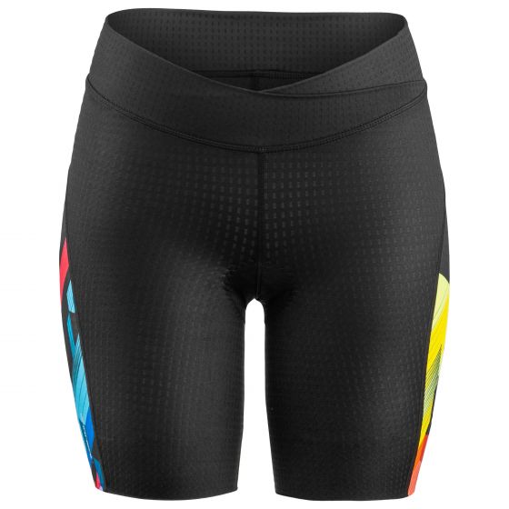 Louis Garneau Vent 8 Tri Short - Womens - Black Multi - 2022 Black Multi X-Small