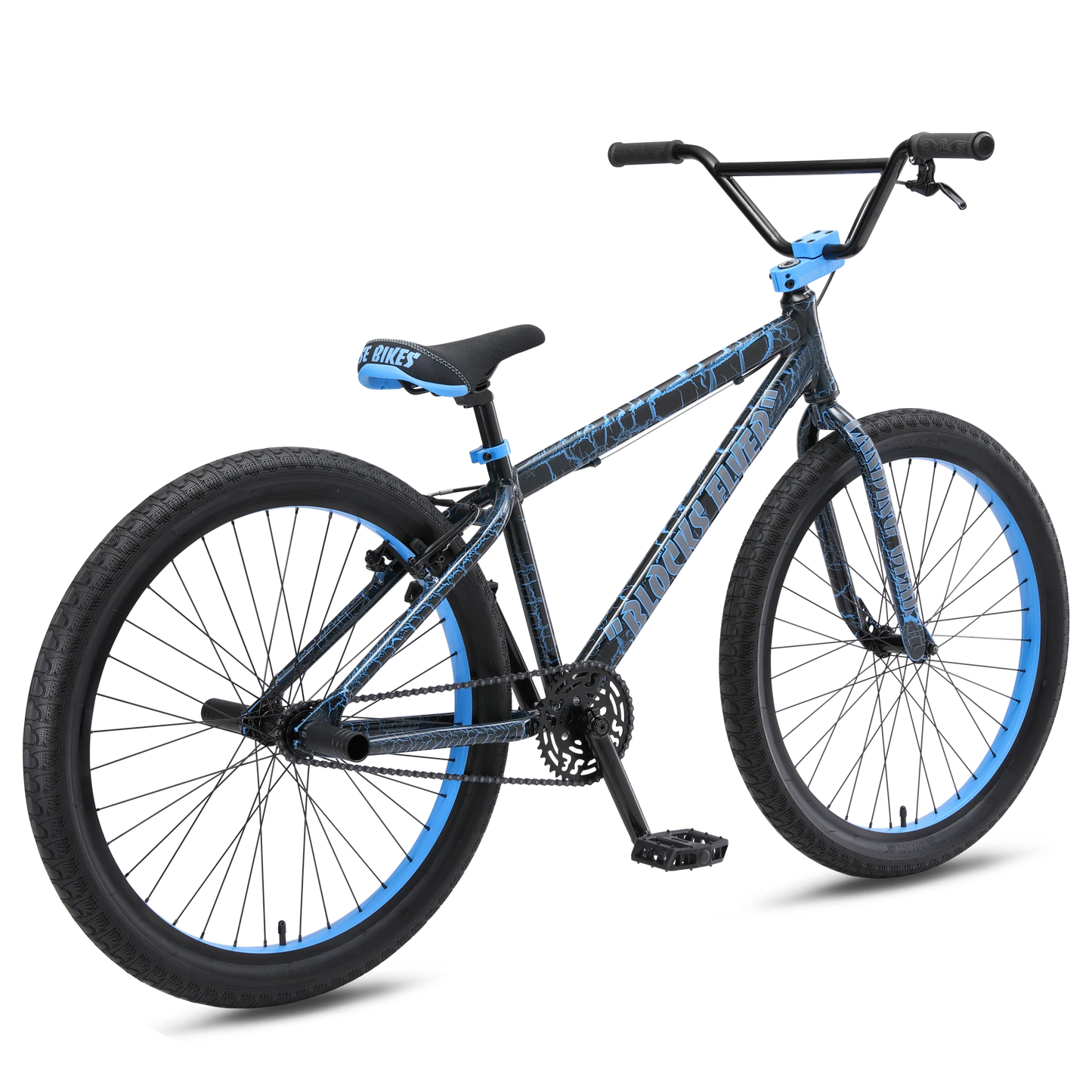 SE Bikes Blocks Flyer 26 - Blue Crackle
